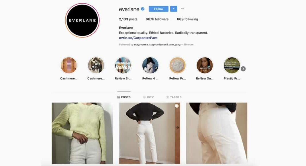 E-commerce de moda no Instagram